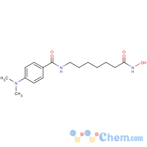 CAS No:251456-60-7 4-(dimethylamino)-N-[7-(hydroxyamino)-7-oxoheptyl]benzamide