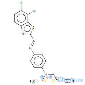 CAS No:25150-28-1 Propanenitrile,3-[[4-[2-(6,7-dichloro-2-benzothiazolyl)diazenyl]phenyl]ethylamino]-