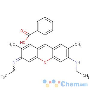 CAS No:25152-49-2 2-[3-(ethylamino)-6-ethylimino-2,7-dimethylxanthen-9-yl]benzoic acid