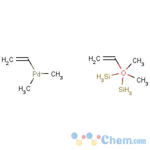 CAS No:252062-59-2 Palladium, bis[1,3-bis(h2-ethenyl)-1,1,3,3-tetramethyldisiloxane][m-(h2:h2-1,3-diethenyl-1,1,3,3-tetramethyldisiloxane)]di-, stereoisomer (9CI)