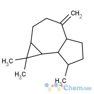 CAS No:25246-27-9 1H-Cycloprop[e]azulene,decahydro-1,1,7-trimethyl-4-methylene-, (1aR,4aS,7R,7aR,7bS)-