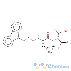 CAS No:252554-79-3 (4S,5R)-3-(Fmoc-Alaninyl)-2,2,5-trimethyloxazolidine-4-carboxylic acid