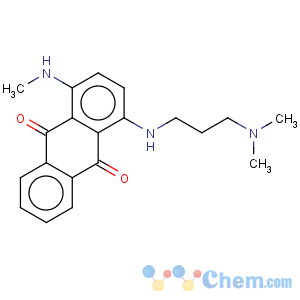 CAS No:25264-26-0 9,10-Anthracenedione,1-[[3-(dimethylamino)propyl]amino]-4-(methylamino)-