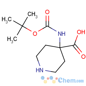 CAS No:252720-31-3 4-[(2-methylpropan-2-yl)oxycarbonylamino]piperidine-4-carboxylic acid