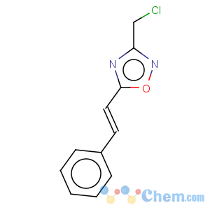 CAS No:252867-19-9 1,2,4-Oxadiazole,3-(chloromethyl)-5-(2-phenylethenyl)-