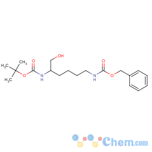 CAS No:252940-35-5 benzyl<br />N-[(5R)-6-hydroxy-5-[(2-methylpropan-2-yl)oxycarbonylamino]hexyl]<br />carbamate