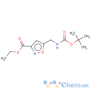 CAS No:253196-37-1 ethyl 5-(aminomethyl)isoxazole-3-carboxylate, n-boc protected