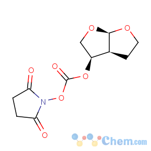 CAS No:253265-97-3 Carbonic acid,2,5-dioxo-1-pyrrolidinyl [(3R,3aS,6aR)-hexahydrofuro[2,3-b]furan-3-yl] ester