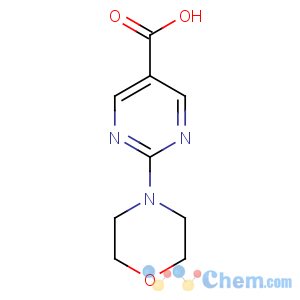 CAS No:253315-05-8 2-morpholin-4-ylpyrimidine-5-carboxylic acid
