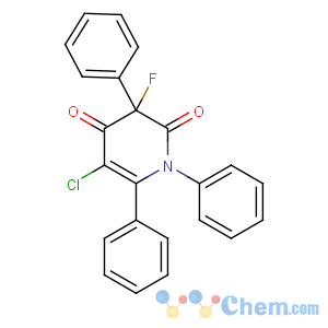 CAS No:253425-84-2 2,4(1H,3H)-Pyridinedione,5-chloro-3-fluoro-1,3,6-triphenyl-
