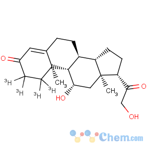 CAS No:2545-32-6 Pregn-4-ene-3,20-dione-1,2-t2,11,21-dihydroxy-, (11b)- (9CI)