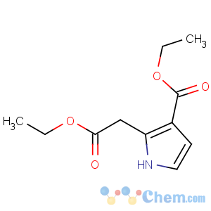 CAS No:25472-44-0 ethyl 2-(2-ethoxy-2-oxoethyl)-1H-pyrrole-3-carboxylate
