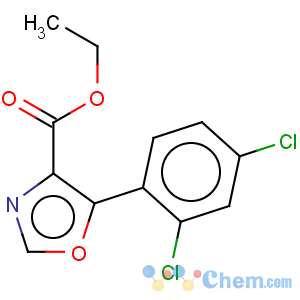 CAS No:254749-13-8 4-Oxazolecarboxylicacid, 5-(2,4-dichlorophenyl)-, ethyl ester