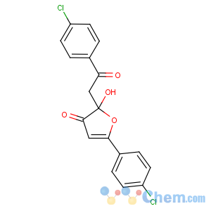 CAS No:254980-08-0 3(2H)-Furanone,5-(4-chlorophenyl)-2-[2-(4-chlorophenyl)-2-oxoethyl]-2-hydroxy-