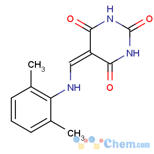 CAS No:254991-12-3 2,4,6(1H,3H,5H)-Pyrimidinetrione,5-[[(2,6-dimethylphenyl)amino]methylene]-