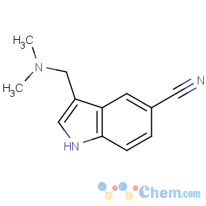 CAS No:25514-67-4 3-[(dimethylamino)methyl]-1H-indole-5-carbonitrile