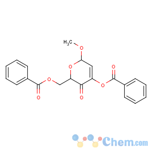 CAS No:25552-06-1 [(2S,6R)-4-benzoyloxy-2-methoxy-5-oxo-2H-pyran-6-yl]methyl benzoate