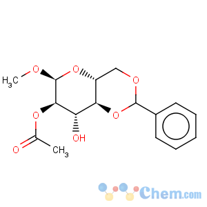 CAS No:25577-40-6 Methyl 2-O-acetyl-4,6-O-benzylidene-alpha-D-glucopyranoside
