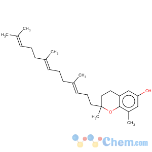 CAS No:25612-59-3 2H-1-Benzopyran-6-ol,3,4-dihydro-2,8-dimethyl-2-[(3E,7E)-4,8,12-trimethyl-3,7,11-tridecatrien-1-yl]-,(2R)-