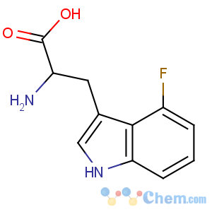 CAS No:25631-05-4 2-amino-3-(4-fluoro-1H-indol-3-yl)propanoic acid