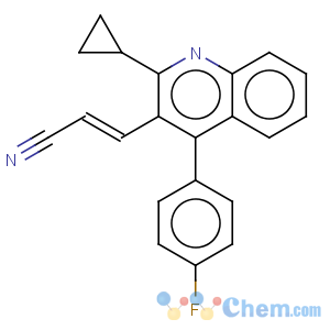 CAS No:256431-72-8 (E)-3-[2-Cyclopropyl-4-(4-fluorophenyl)-3-quinolinyl]-2-propenenitrile