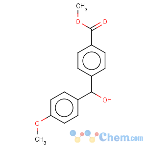 CAS No:256475-05-5 Benzoicacid, 4-[hydroxy(4-methoxyphenyl)methyl]-, methylester