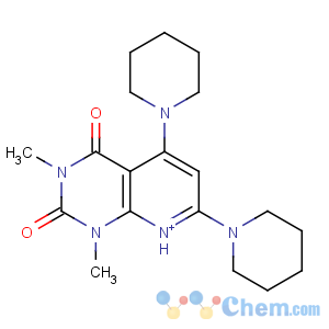 CAS No:256521-57-0 Pyrido[2,3-d]pyrimidine-2,4(1H,3H)-dione,1,3-dimethyl-5,7-di-1-piperidinyl-