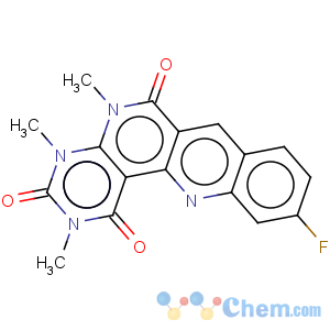 CAS No:256521-58-1 10-Fluoro-2,4,5-trimethyl-4H,5H-2,4,5,12-tetraaza-benzo[a]anthracene-1,3,6-trione