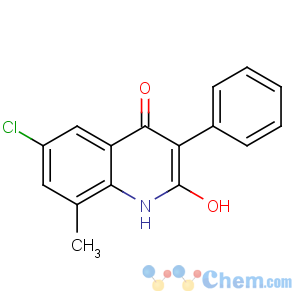 CAS No:256521-63-8 2(1H)-Quinolinone,6-chloro-4-hydroxy-8-methyl-3-phenyl-