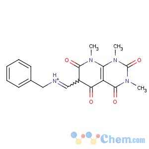 CAS No:256521-65-0 Pyrido[2,3-d]pyrimidine-2,4,5,7(1H,3H,6H,8H)-tetrone,1,3,8-trimethyl-6-[[(phenylmethyl)amino]methylene]-