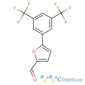 CAS No:256658-04-5 5-[3,5-bis(trifluoromethyl)phenyl]furan-2-carbaldehyde