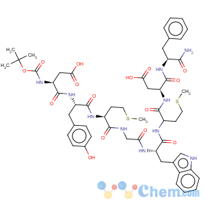 CAS No:25687-34-7 L-Phenylalaninamide,N-[(1,1-dimethylethoxy)carbonyl]-L-a-aspartyl-L-tyrosyl-L-methionylglycyl-L-tryptophyl-L-methionyl-L-a-aspartyl- (9CI)