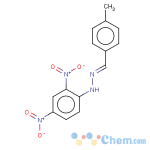CAS No:2571-00-8 Benzaldehyde,4-methyl-, 2-(2,4-dinitrophenyl)hydrazone