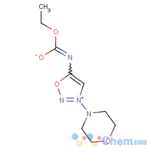 CAS No:25717-80-0 (1E)-1-ethoxy-N-(3-morpholin-4-yloxadiazol-3-ium-5-yl)methanimidate