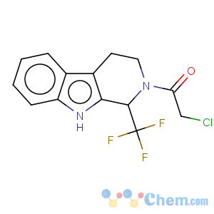 CAS No:257295-47-9 Ethanone,2-chloro-1-[1,3,4,9-tetrahydro-1-(trifluoromethyl)-2H-pyrido[3,4-b]indol-2-yl]-