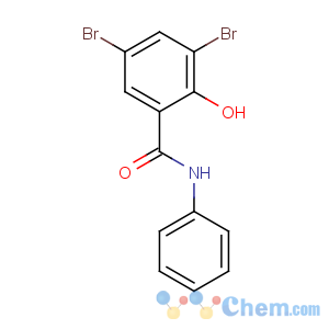 CAS No:2577-72-2 3,5-dibromo-2-hydroxy-N-phenylbenzamide