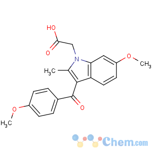CAS No:25771-23-7 2-[6-methoxy-3-(4-methoxybenzoyl)-2-methylindol-1-yl]acetic acid