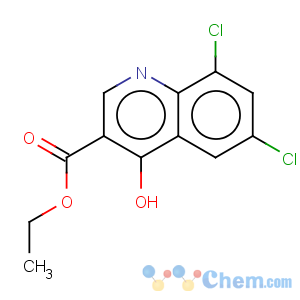 CAS No:25771-89-5 3-Quinolinecarboxylicacid, 6,8-dichloro-4-hydroxy-, ethyl ester