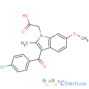 CAS No:25803-14-9 2-[3-(4-chlorobenzoyl)-6-methoxy-2-methylindol-1-yl]acetic acid