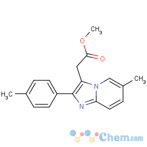 CAS No:258273-50-6 methyl 2-[6-methyl-2-(4-methylphenyl)imidazo[1,2-a]pyridin-3-yl]acetate
