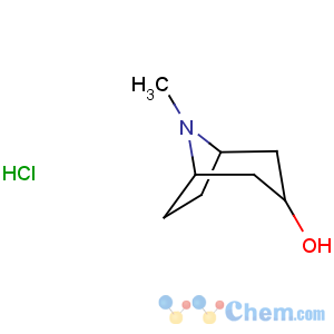 CAS No:258345-27-6 8-Azabicyclo[3.2.1]octan-3-ol,8-methyl-, hydrochloride (1:1)