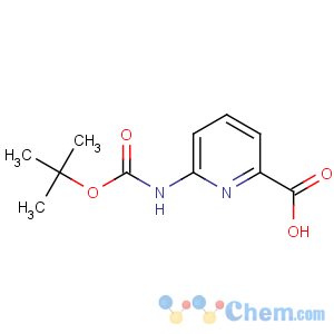 CAS No:258497-21-1 6-[(2-methylpropan-2-yl)oxycarbonylamino]pyridine-2-carboxylic acid