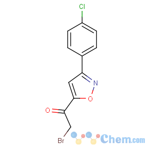 CAS No:258506-49-9 2-bromo-1-[3-(4-chlorophenyl)-1,2-oxazol-5-yl]ethanone