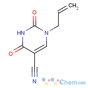 CAS No:25855-27-0 5-Pyrimidinecarbonitrile,1,2,3,4-tetrahydro-2,4-dioxo-1-(2-propen-1-yl)-