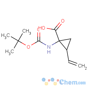 CAS No:259221-77-7 (1S,<br />2S)-2-ethenyl-1-[(2-methylpropan-2-yl)oxycarbonylamino]cyclopropane-1-<br />carboxylic acid