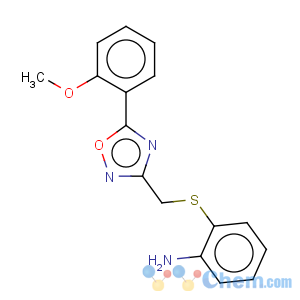 CAS No:259252-11-4 Benzenamine,2-[[[5-(2-methoxyphenyl)-1,2,4-oxadiazol-3-yl]methyl]thio]-
