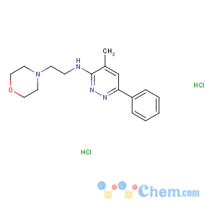 CAS No:25953-17-7 4-Morpholineethanamine,N-(4-methyl-6-phenyl-3-pyridazinyl)-, hydrochloride (1:2)