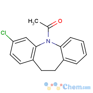 CAS No:25961-11-9 1-(2-chloro-5,6-dihydrobenzo[b][1]benzazepin-11-yl)ethanone