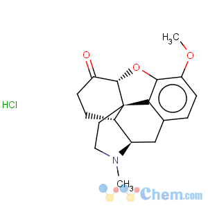 CAS No:25968-91-6 Morphinan-6-one,4,5-epoxy-3-methoxy-17-methyl-, hydrochloride (1:1), (5a)-