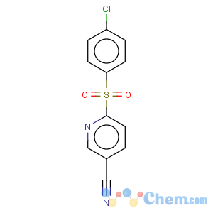 CAS No:259683-30-2 3-Pyridinecarbonitrile,6-[(4-chlorophenyl)sulfonyl]-